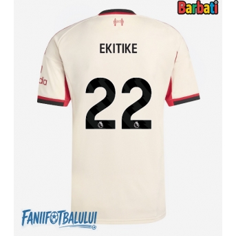 Liverpool Hugo Ekitike #22 Tricou Fotbal Replică 2025-26 Barbati Deplasare